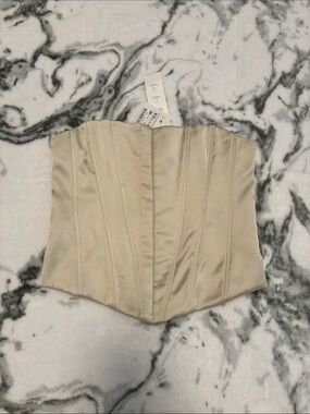 Zara Satin Corset Top